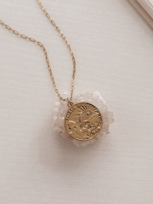 Puerto Rico Coin Necklace