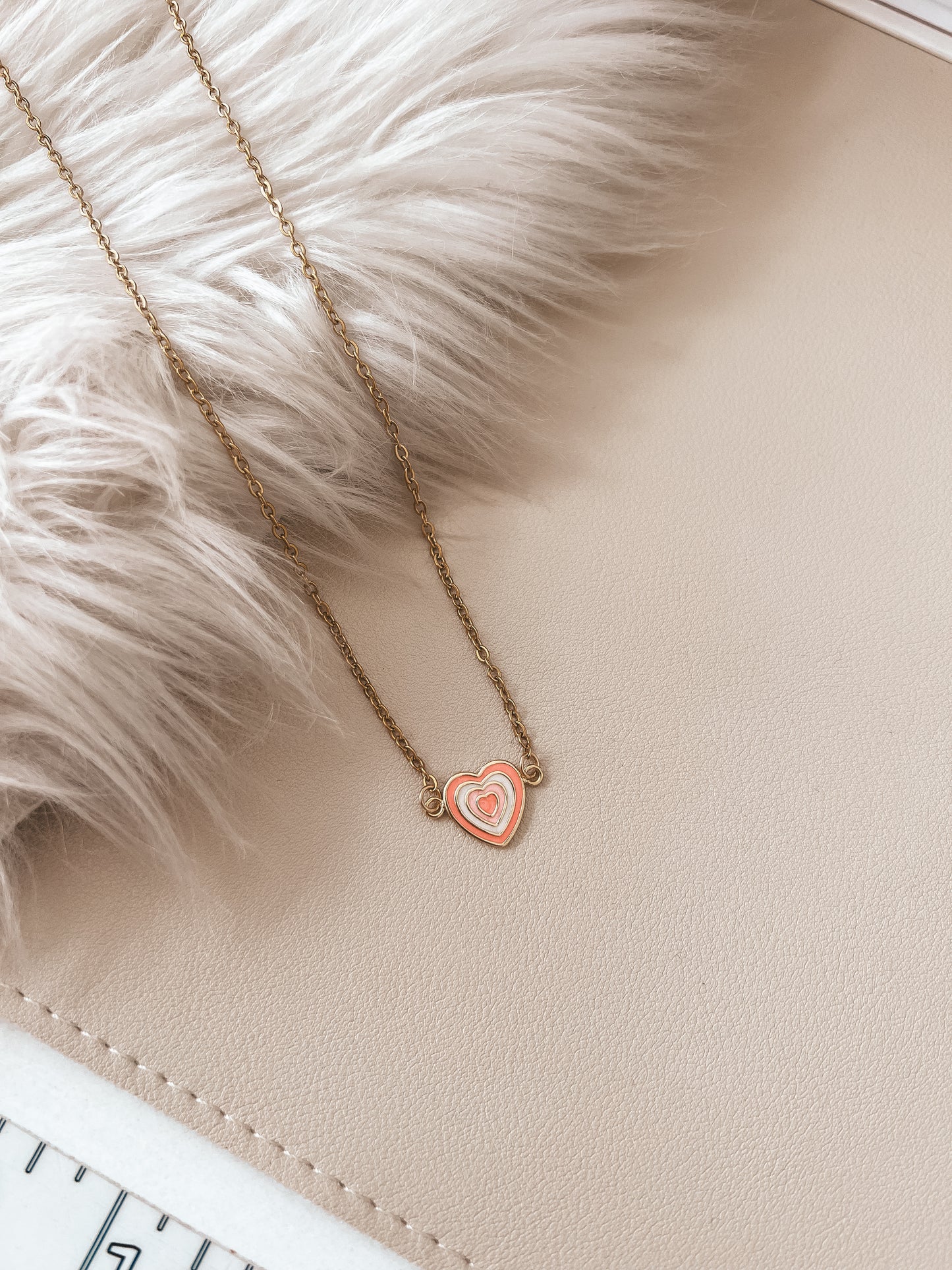 Pink Heart Necklace