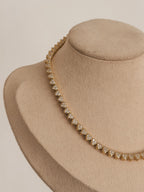 Amaura Heart Tennis Necklace