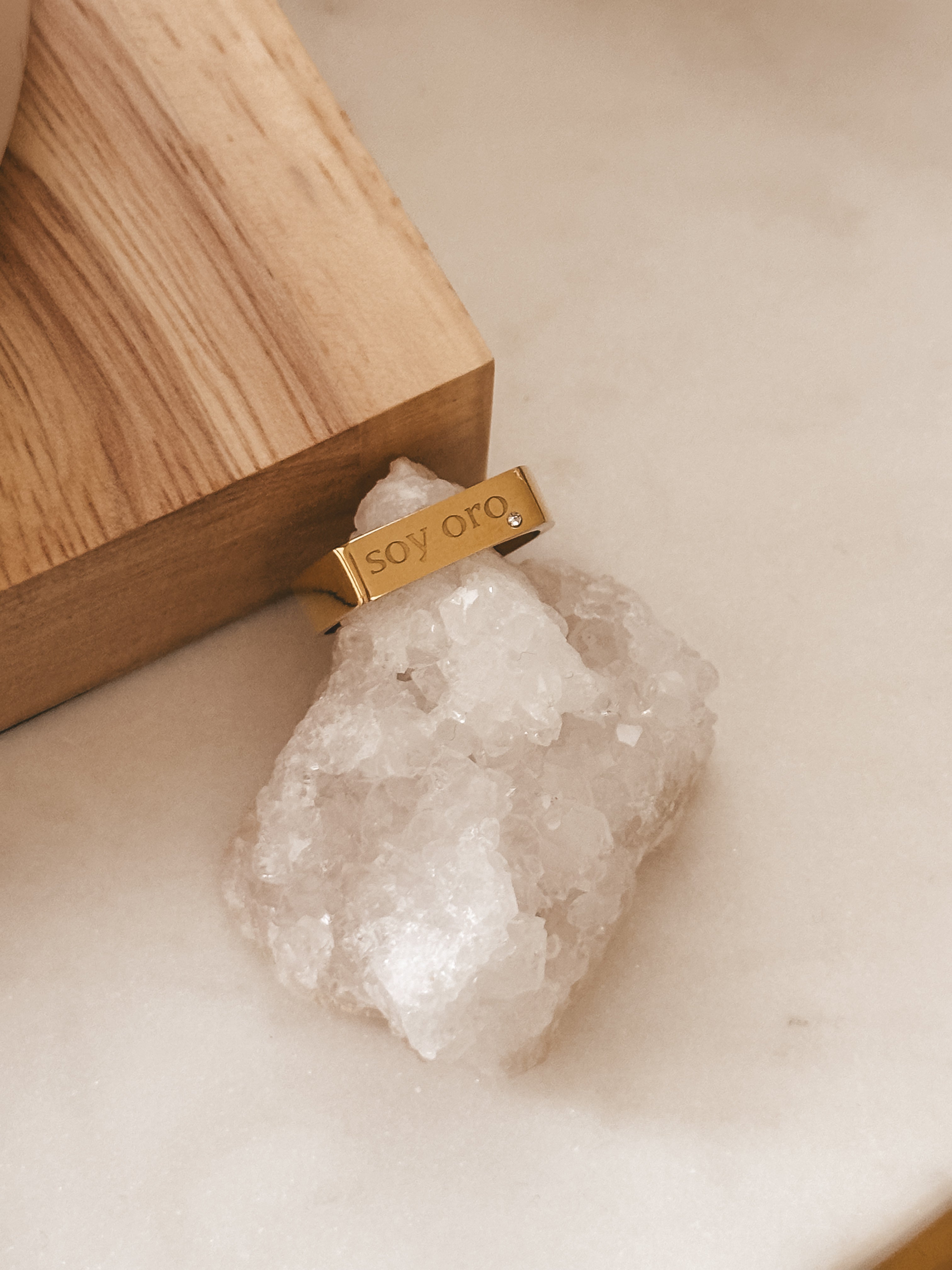 Soy Oro - Anillo de Oro Plano