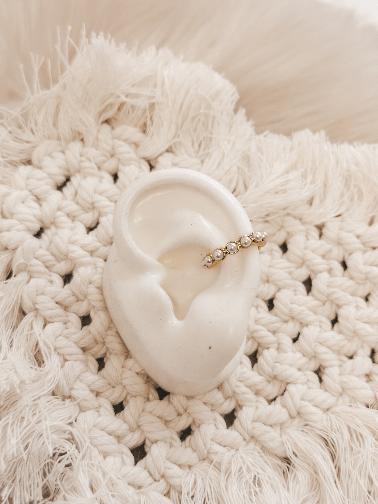 Felicita Pearl Ear Cuff