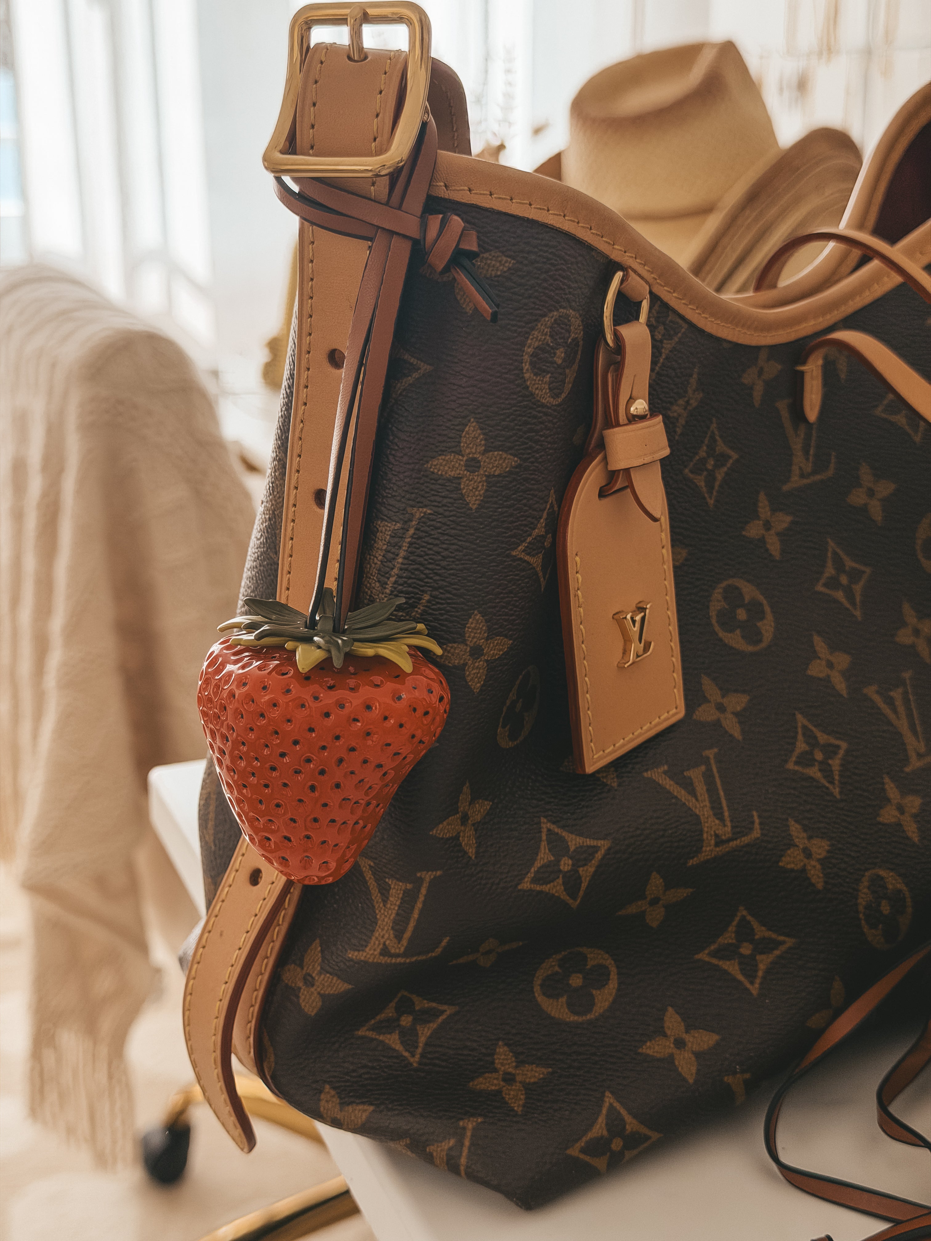 Strawberry Bag Charm