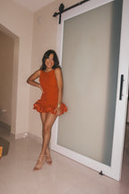 Claudia Bubble Dress - Red
