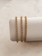 Amaura Heart Tennis Bracelet