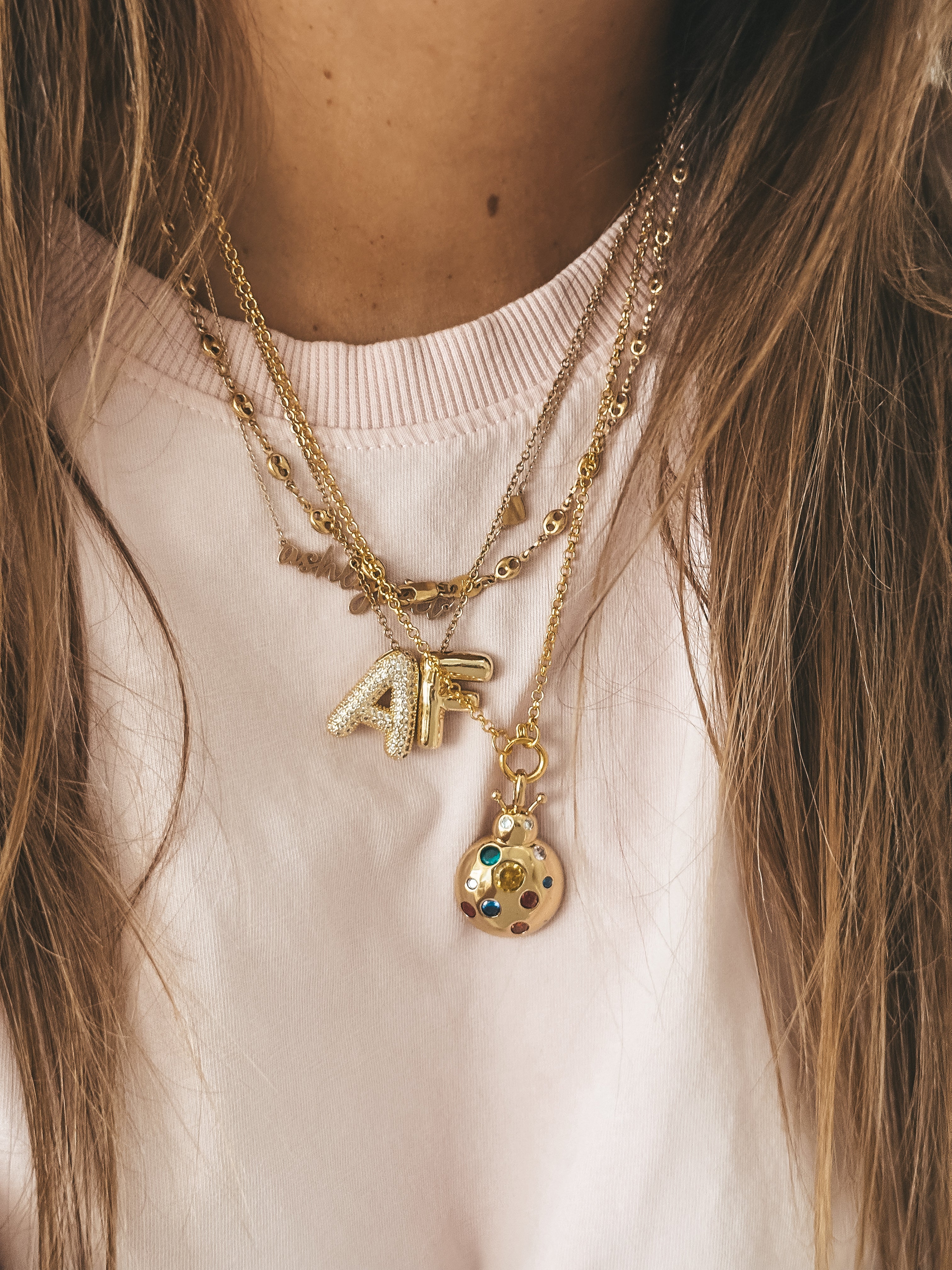 Baby Ladybug Necklace