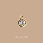 Dije de diamante pequeño
