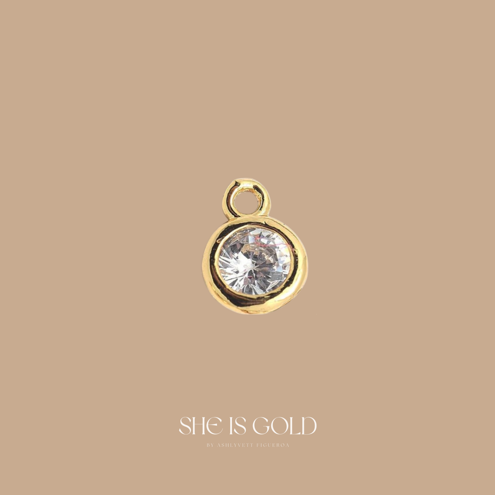 Dije de diamante pequeño