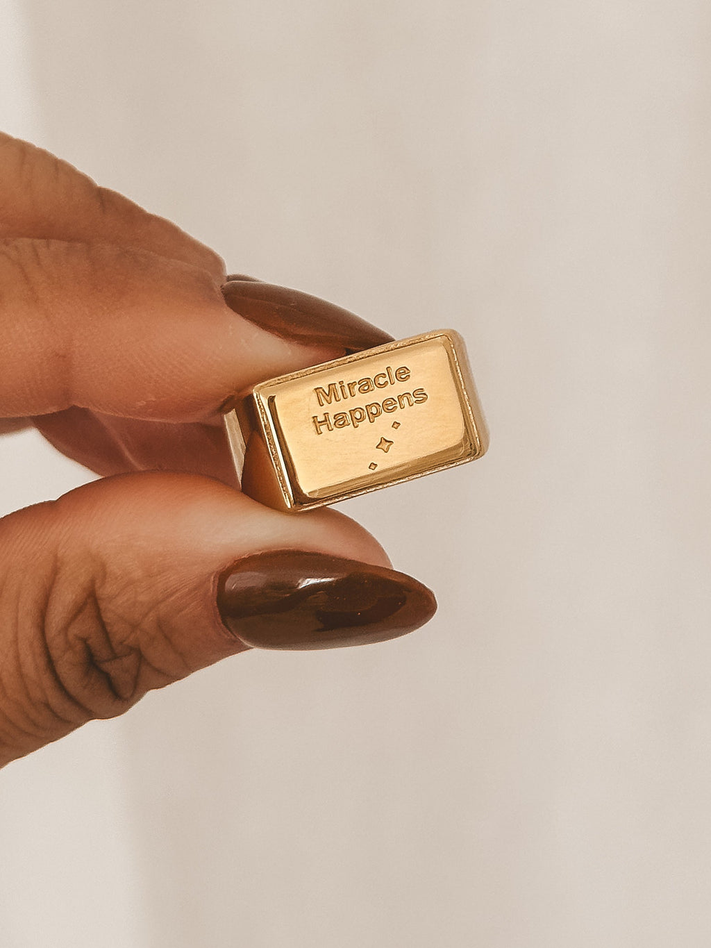 Miracle Happens Ring