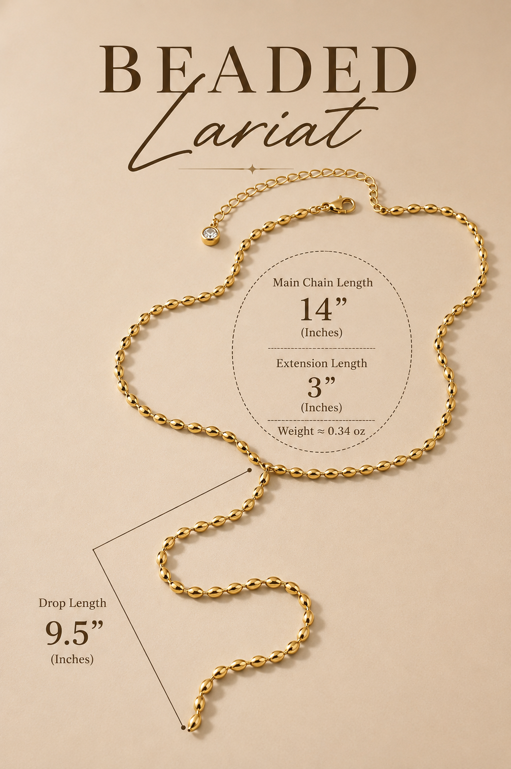 Beaded Lariat