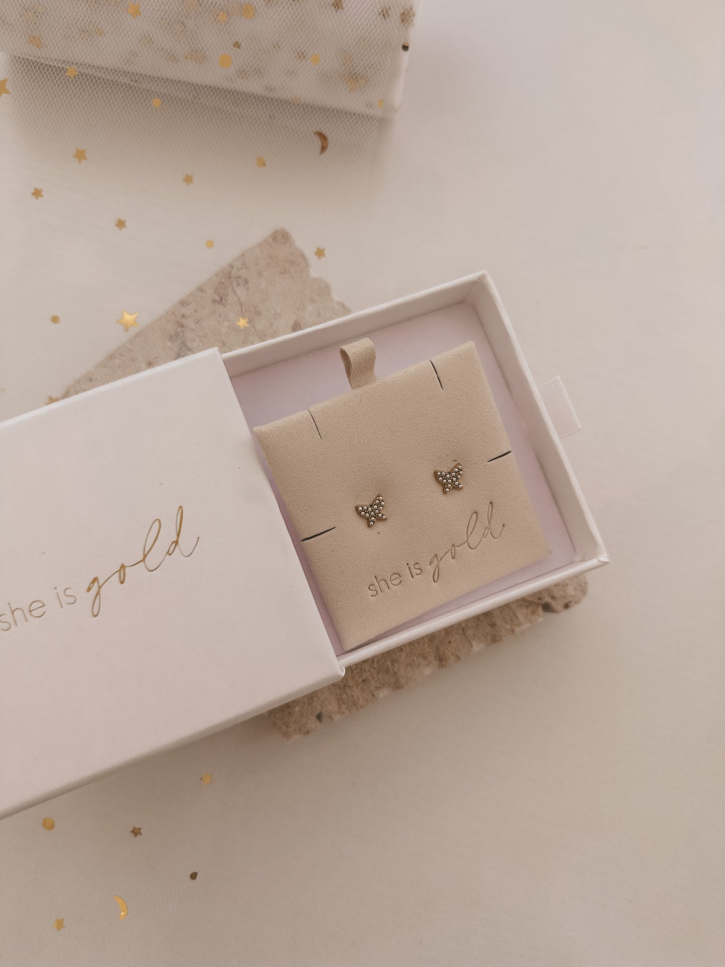 Bea Butterfly Studs