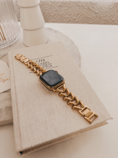 India Golden Apple Watch Band
