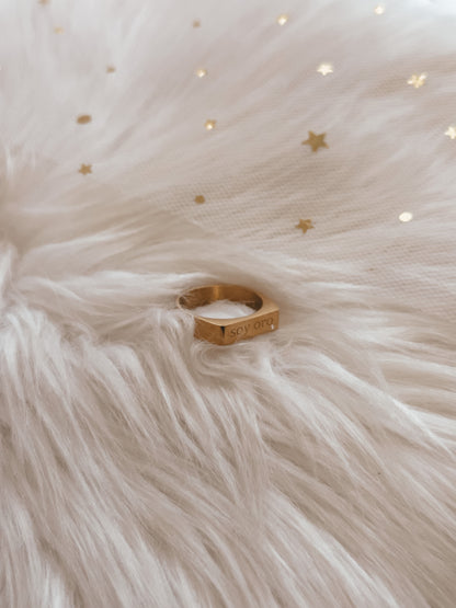 Soy Oro - Flat Gold Ring