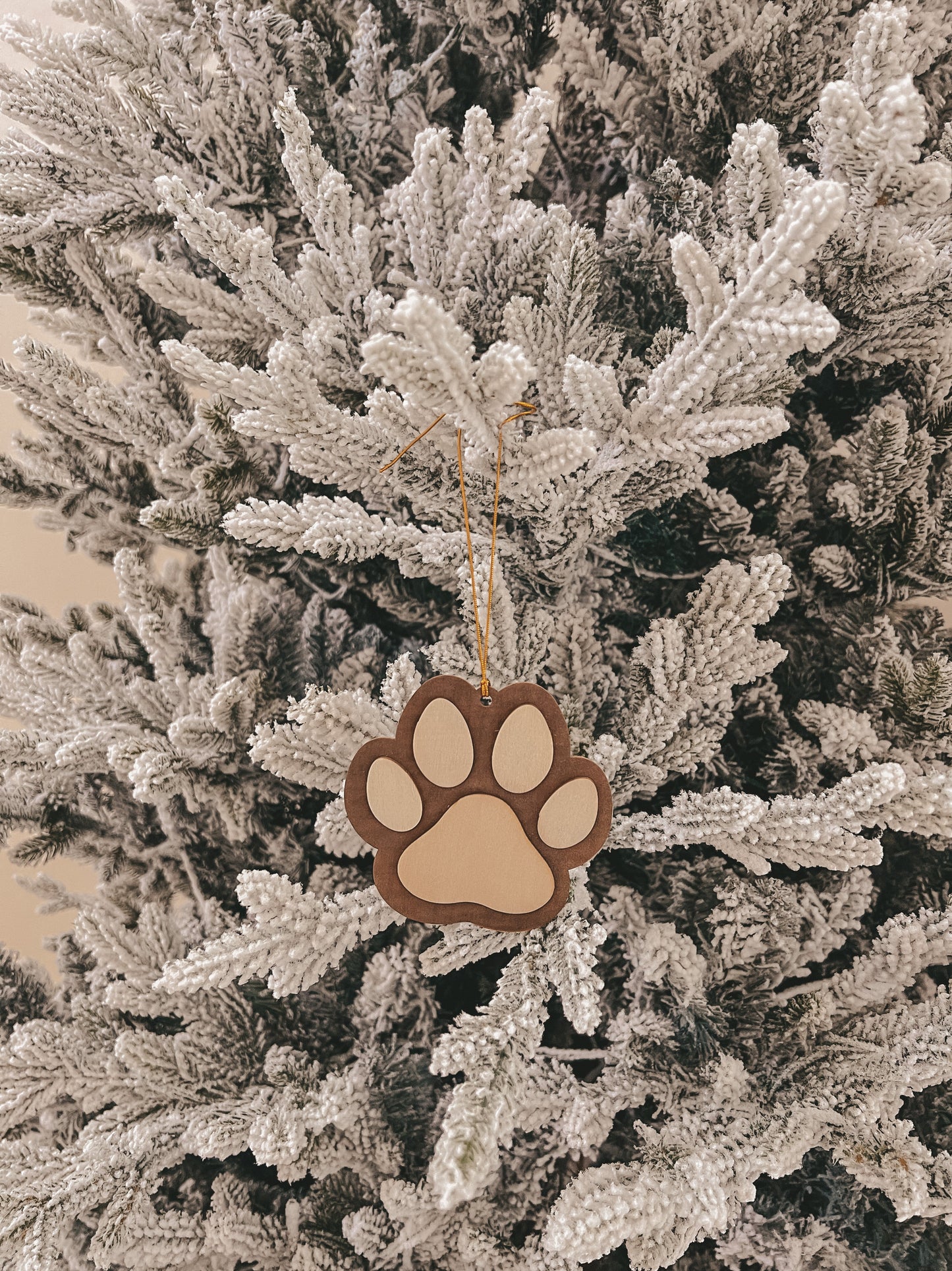 Dog Paw Ornament