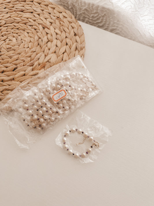 Pack de 15 pulseras de perlas