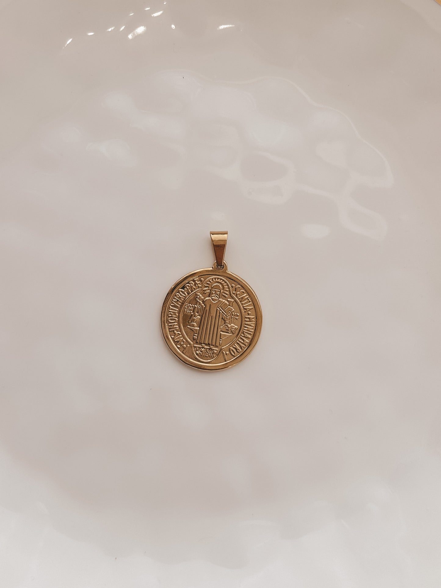 San Benito Round Charm