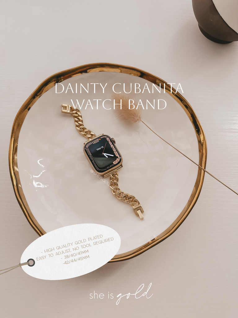 Dainty apple cheap watch band