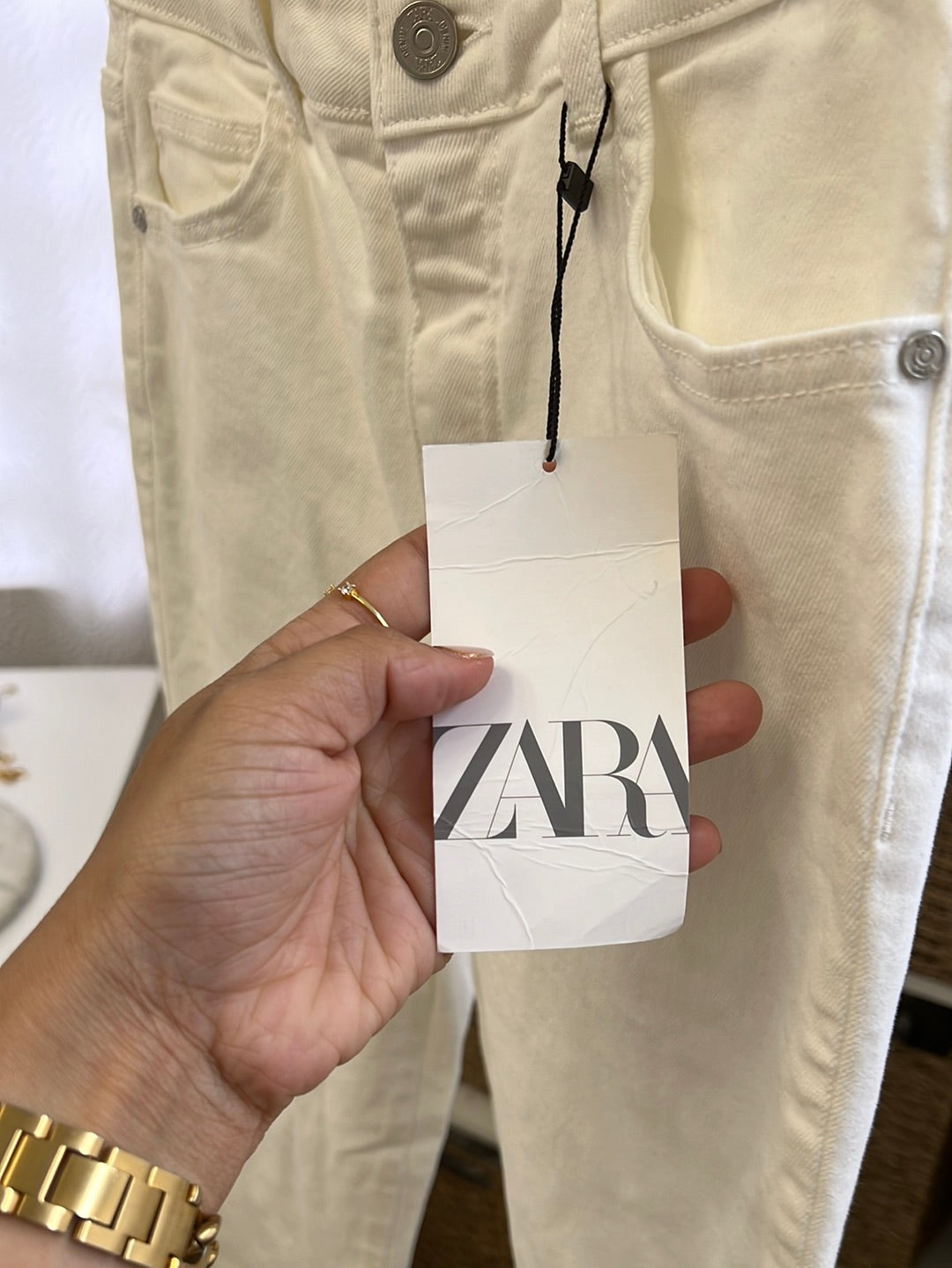 Mahón Blanco de Zara - Closet Sale