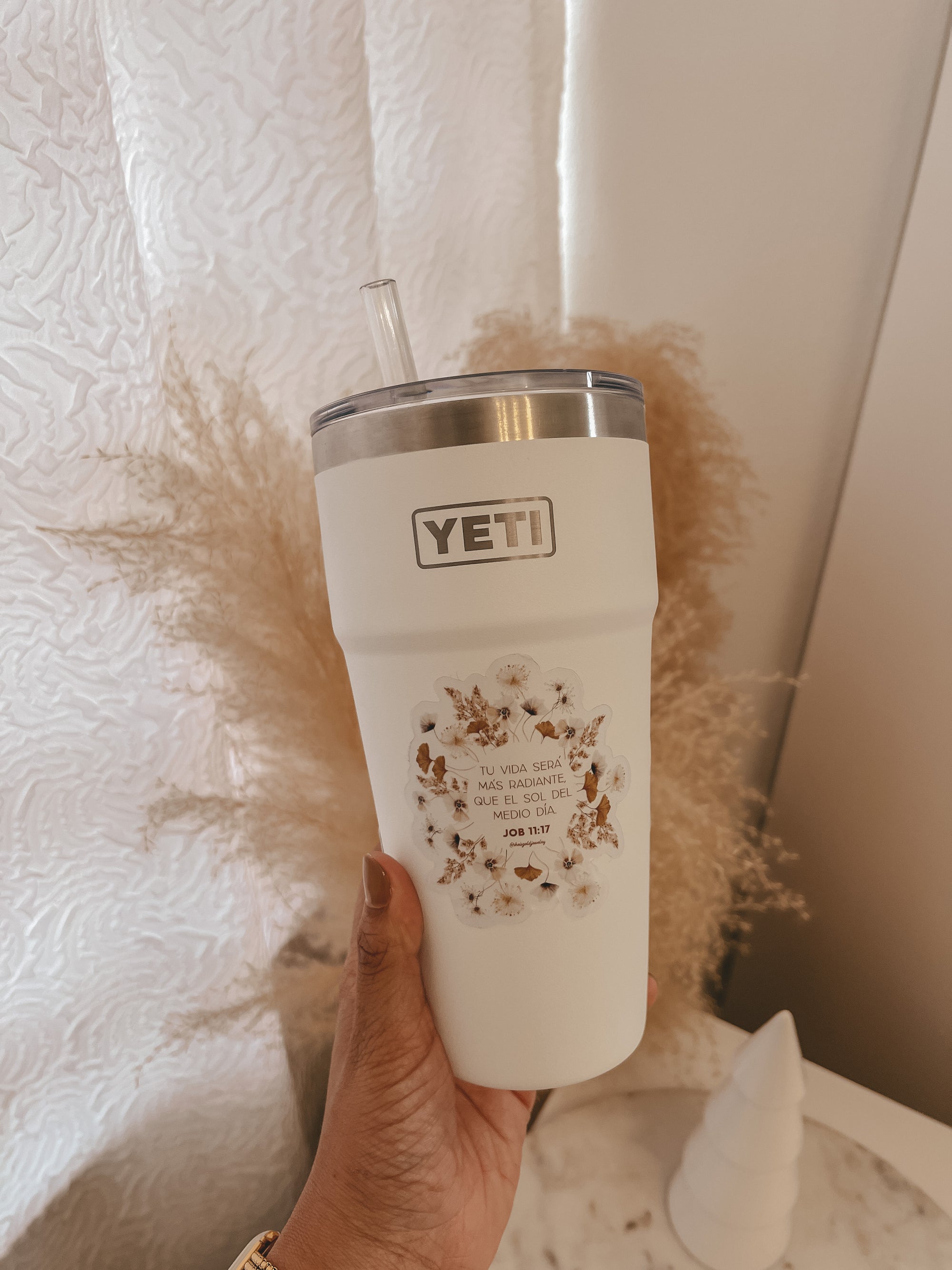 Job 11:17 - Boho Clear Sticker