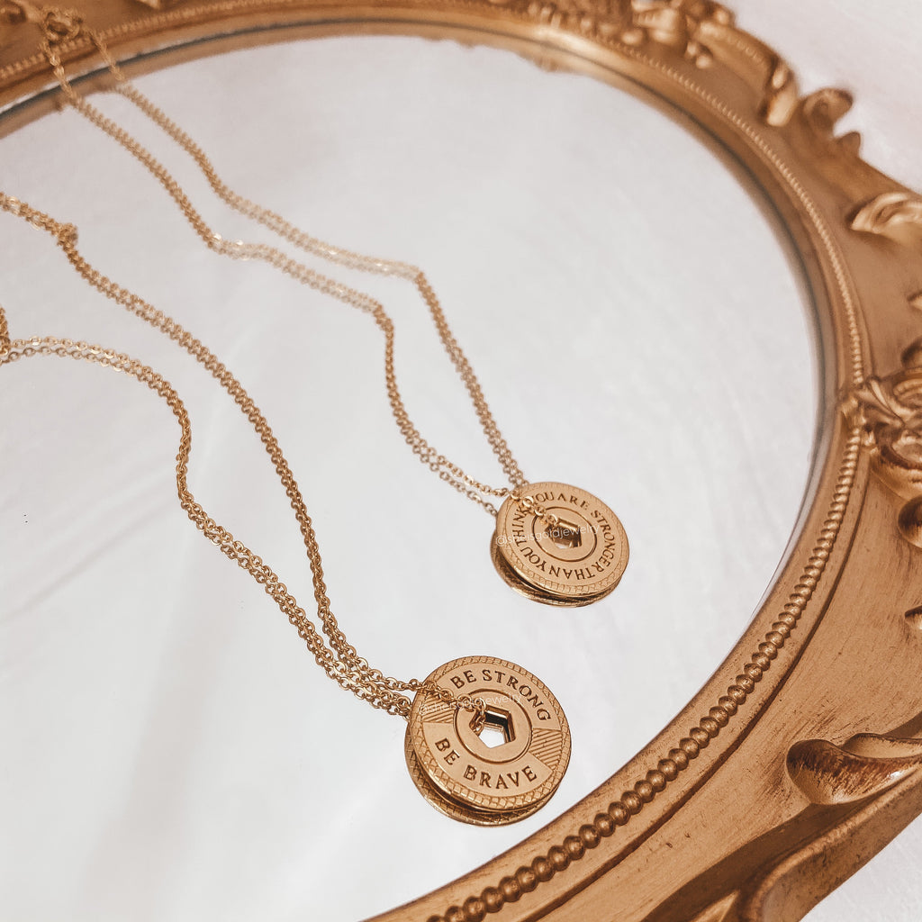 Be Brave - You are stronger than you think | Necklace