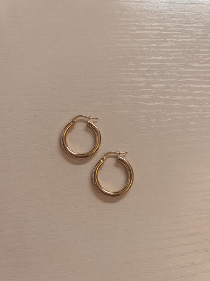 Goldn Hoops 10k Solid Gold